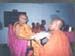 2002 Dec Akta Patra offer nayaka thero at Gangaramaya at Paliyagoda