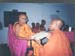 2002 December Akta Patra receive from maha nayaka thero at Gangarama temple at Paliyagoda