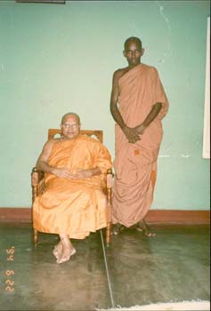 1996 at vidyalankara pirivena at Kelaniya with Nayaka thero