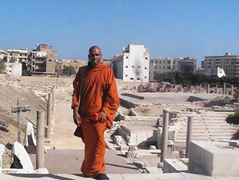 25.08.2007- at Roman theater Alexandria in Egypt