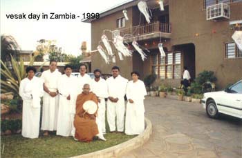 1999 Vesak ceremony at Lusaka in Zambia (1)