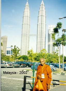 2002 - December- infront of the twin towers at kwalalampur in Malaysia