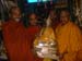 International Vesak day in Thiland 2006 - offering a Buddha's statue to ven Saddhananda