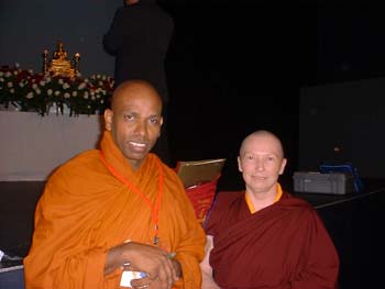 at the Global conference on Buddshim in Perth June 2006 with Lama from USA