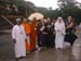 with chief abbot of ancient temple